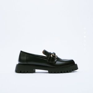 Zara leather loafer